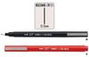 Mitsubishi Pencil Sign Black of Pen, Ribbed, 0.5mm, L-50, (Pack 10) (Backordered) L50.24