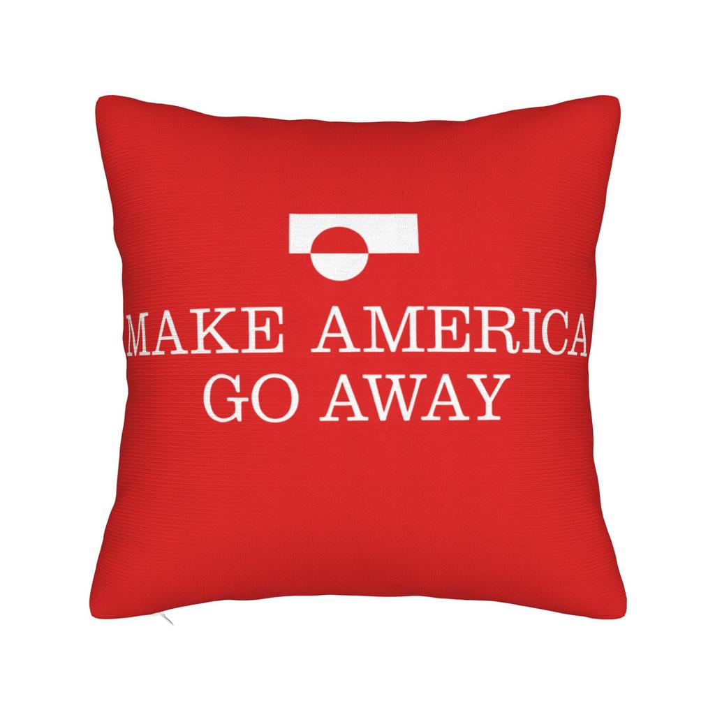 MAGA Greenland Bear Square Pillow Cases Cushion Covers Creative Zipper Decor Throw Pillow Case Cover for Car 40x40cm