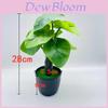 Artificial Green Plant Pot With Leaves For Home Decor And Office Display