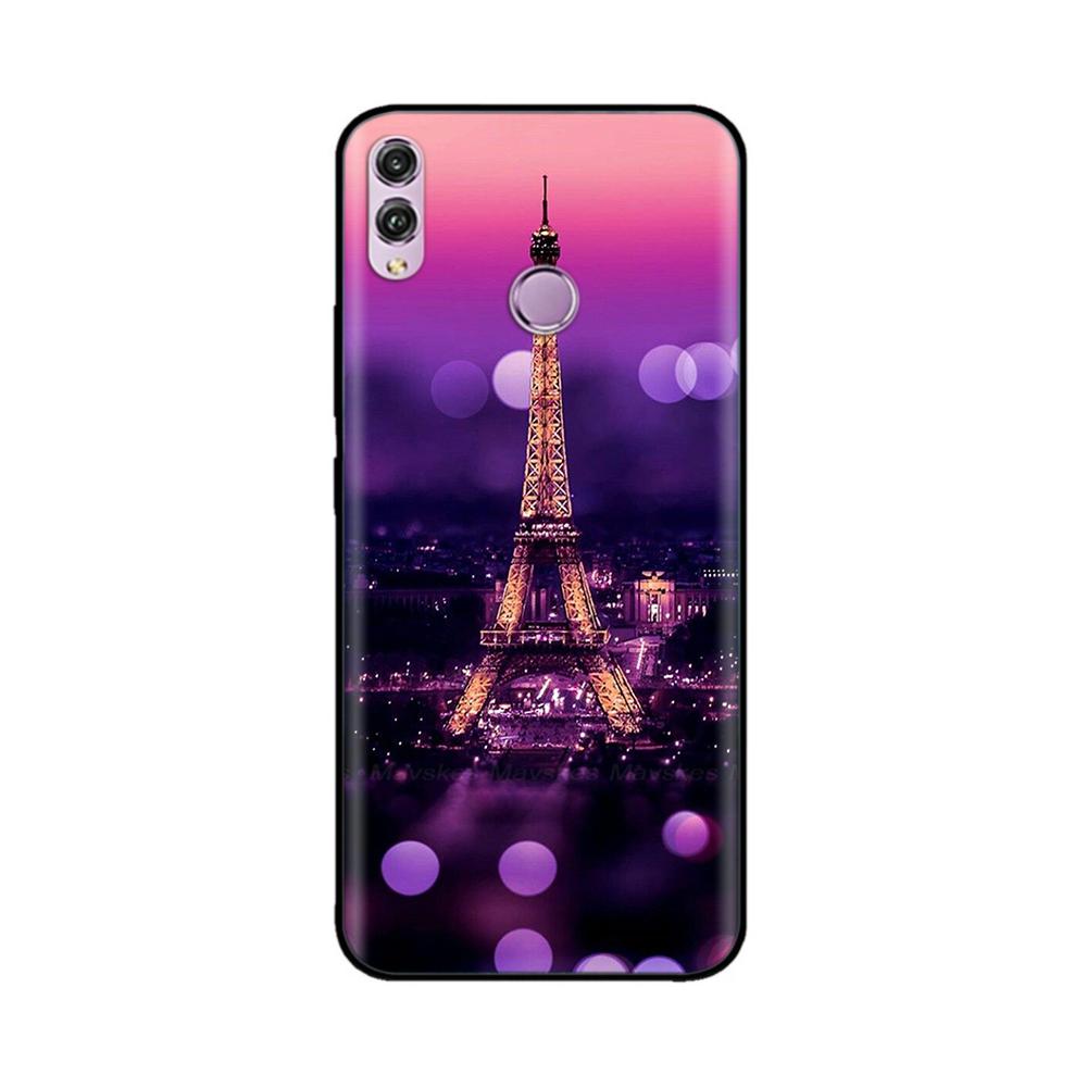 For Huawei Honor 8X Case Silicon Soft TPU Cartoon Painted Back Cover Phone Case for Huawei Honor 8X 8 X Honor8x Cases Bumper
