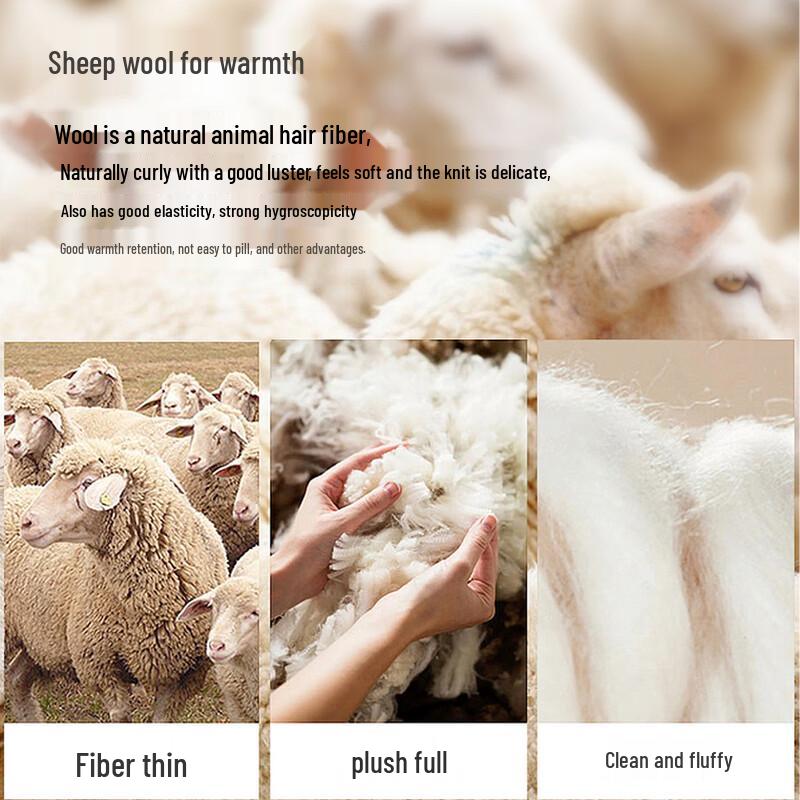 Yiershuang Herren Hochwertiges Kaschmir-Mischung Thermisches V-Ausschnitt Baselayer Oberteil (Geschenkbox)