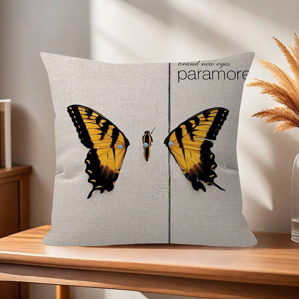 Band paramore logo  Cushion Cover Decorative Pillow Sofa Home Decor case pillow cases