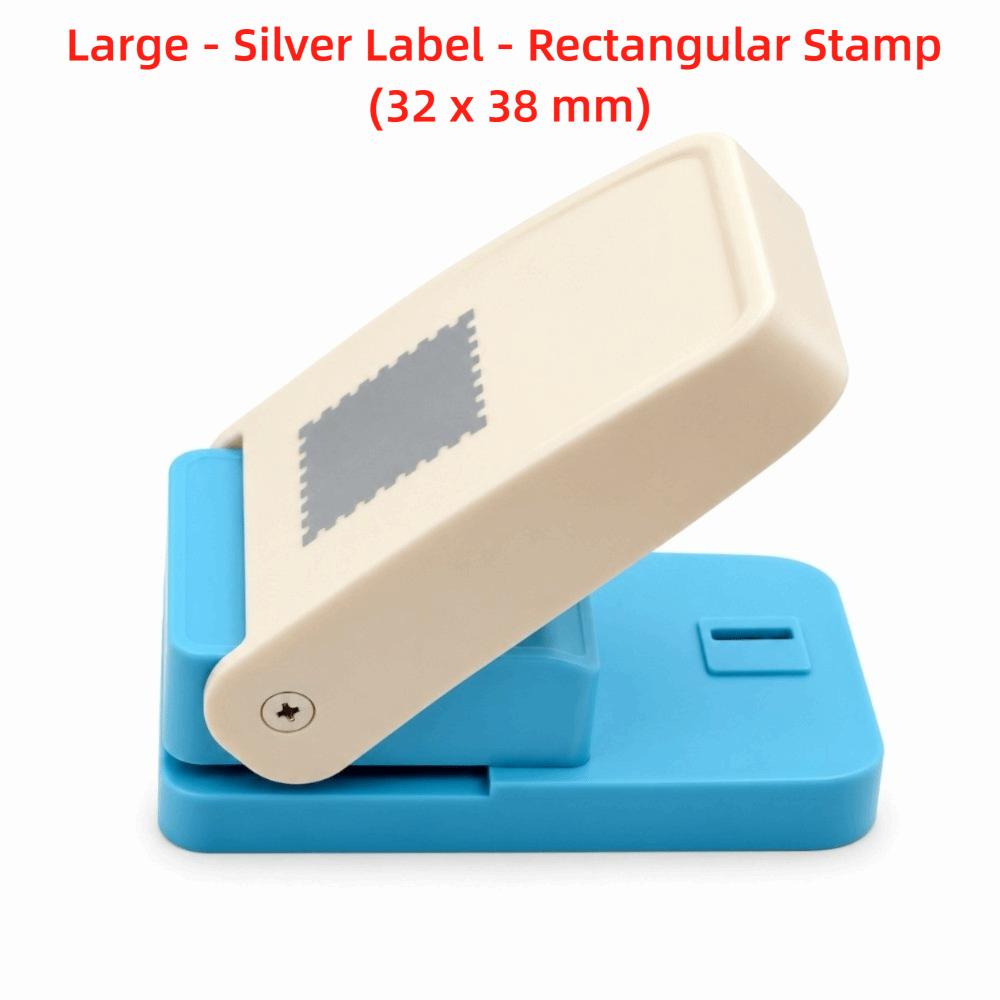 Rectangular Paper Punch Lever Action Embossing Punching Machine Postage Stamp Punch Card Making