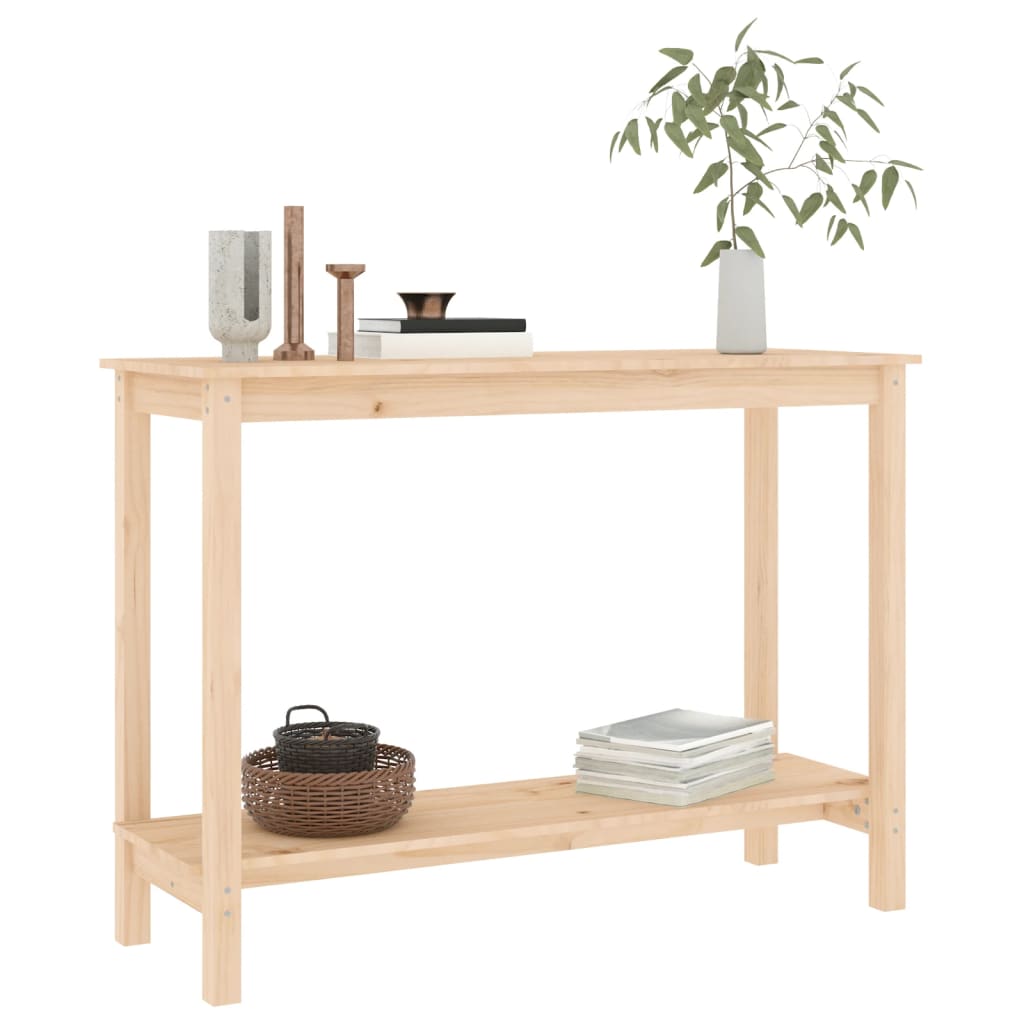 Console Table 110x40x80 Cm Solid Pine Wood