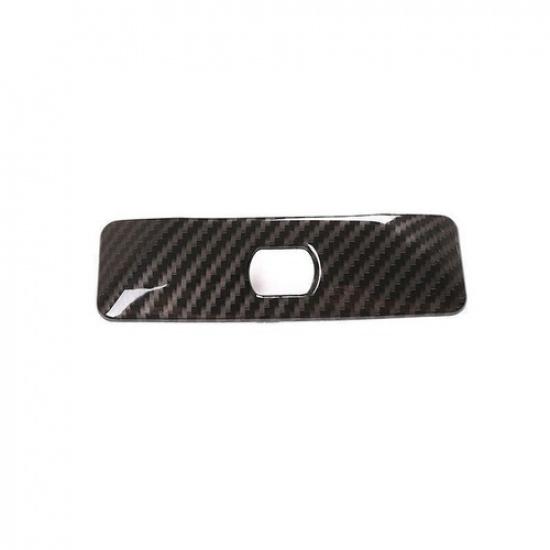For Benz GLK Car Console Carbon Fiber Multimedia Emergency Button Cover 2009-15