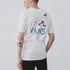 Vans Sport Casual Printed Round Neck Short Sleeve T-Shirt Men Tops White VN0A4MRBWHT1