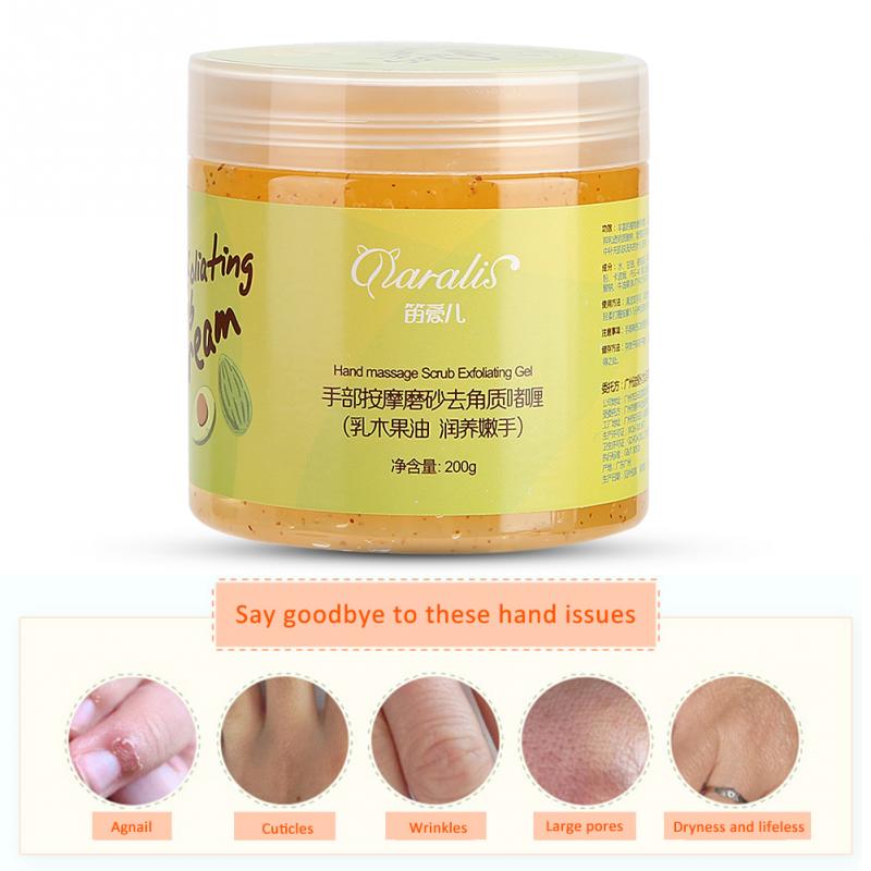 Hand Massage Exfoliating Scrub Gel Natural Avocado Oil Dead Skin ...