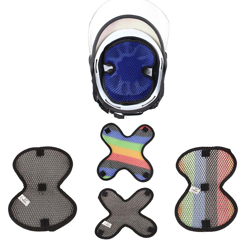 Wabenhelm-Isolierpolster, 1 Stück, Atmungsaktives Netzgewebe, Schweißabsorbierend, Rutschfest, Motorrad-Essential