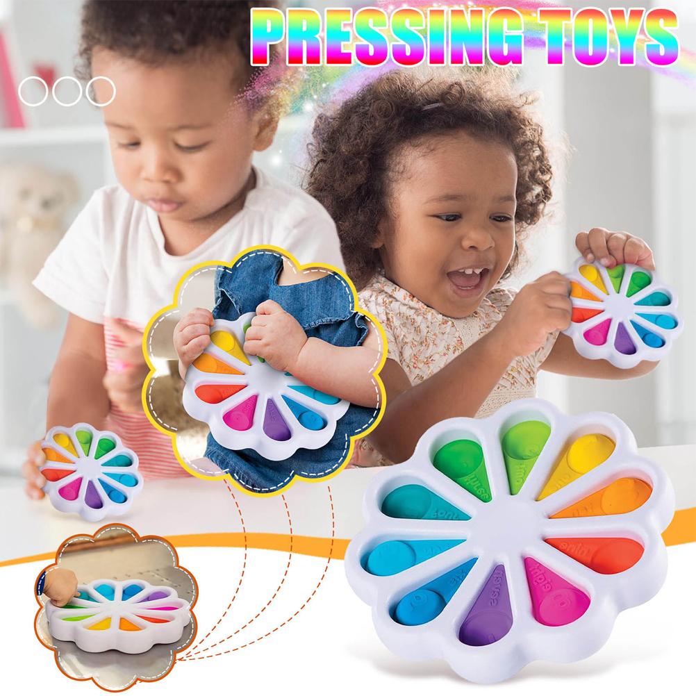 30PCS Sensory Toys Push Bubble Toy Decompression Toys Set for Children Adults Anxiety Autism