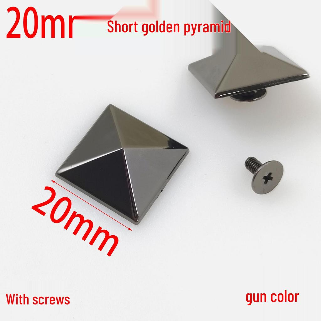 20MM Gold Pyramid Decorative Nail for Bags