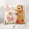 C-Coco And Wondrous Gang Cushion Cover Summer Coolness Linen Fabric Double-Sided Printing Pillow Case Sofa Home Decor Gift