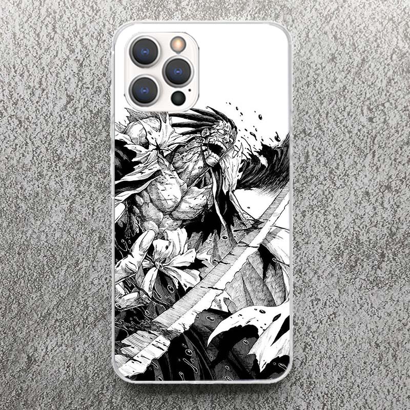 Bleach Zaraki Kenpachi Phone Case For iPhone 17 16 15 14 13 12 11 Pro Max Mini Plus Air 7 SE 8 Soft Silicone Print Shell Funda F