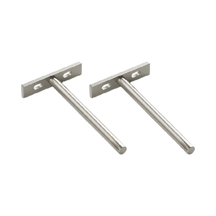 2Pcs Heavy Duty Floating Shelf Brackets Replacement Rustproof Wall Shelf Support Furniture Replacement Hardware