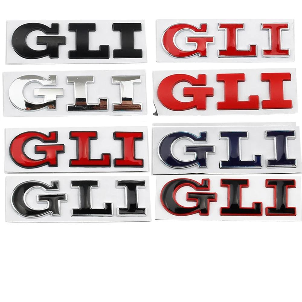 AABLC1 3D Metal Car Stickers GLI Emblem Badge for Volkswagen VW Golf 3 4 5 6 7 Polo Jetta MK3 MK4 MK5 MK6 MK7 R32 Passat Tiguan T-ROC