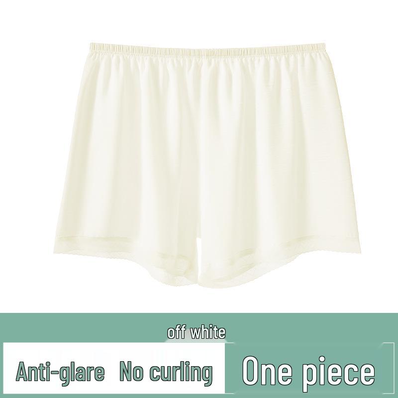 

Women s Sheer Ice Silk Safety Shorts - Lightweight, No Roll, Three-Quarter Length, Wear Inside or Outside Medium (80-110 cm)