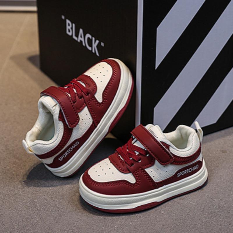 1-3 Years Old Soft Sole Toddler Shoes 4-8 Years Old Children's Fashionable Soft Sole White Shoes Non-slip Breathable Sneakers