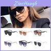 Oversized Women Sunglasses Ladies Vintage Flat Top Large Shield Fashion Uv400 Protection