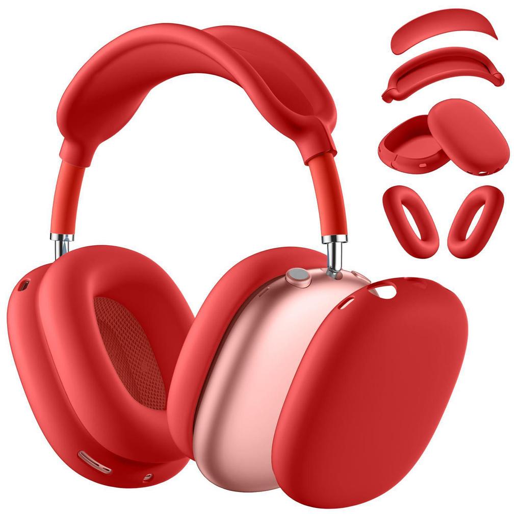 Custodia Protettiva in Silicone per AirPods Max: Guscio per auricolare Bluetooth da testa