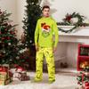 Parent-child Christmas Print Home Suit Long-sleeved Top And Pants