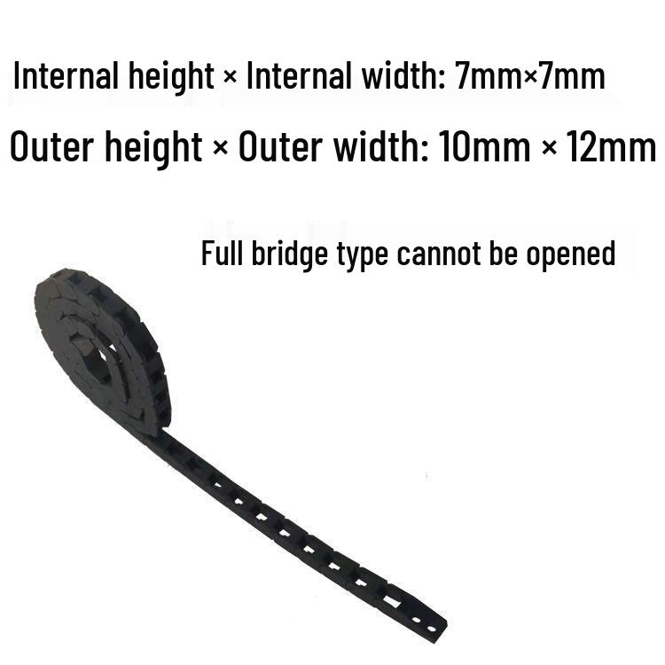 Nylon Drag Chain for Wire Guiding in Engraving Machines