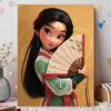 Disney DIY Pearl Art Painting Mulan Heroic Home Wall Decoration Pearl Gemstone Painting Pictures Crafts Home Decoration