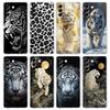 Phone Case For Samsung Galaxy S25 Edge S24 S23 FE S22 Ultra S20 S21 5G S10 Plus S10E Soft Clear Cover Animal White Tiger