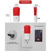 Red Color Dimmable Led Night Light With Light Sensor 110V - 240V 1W Eu Us Uk Plug-In Night Light For Babies Kids