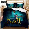 Basketball Duvet Cover Set Twin Size Sports Basketball Fire Pattern Twin Bedding Set Microfiber Quilt Cover for Boys and Teens