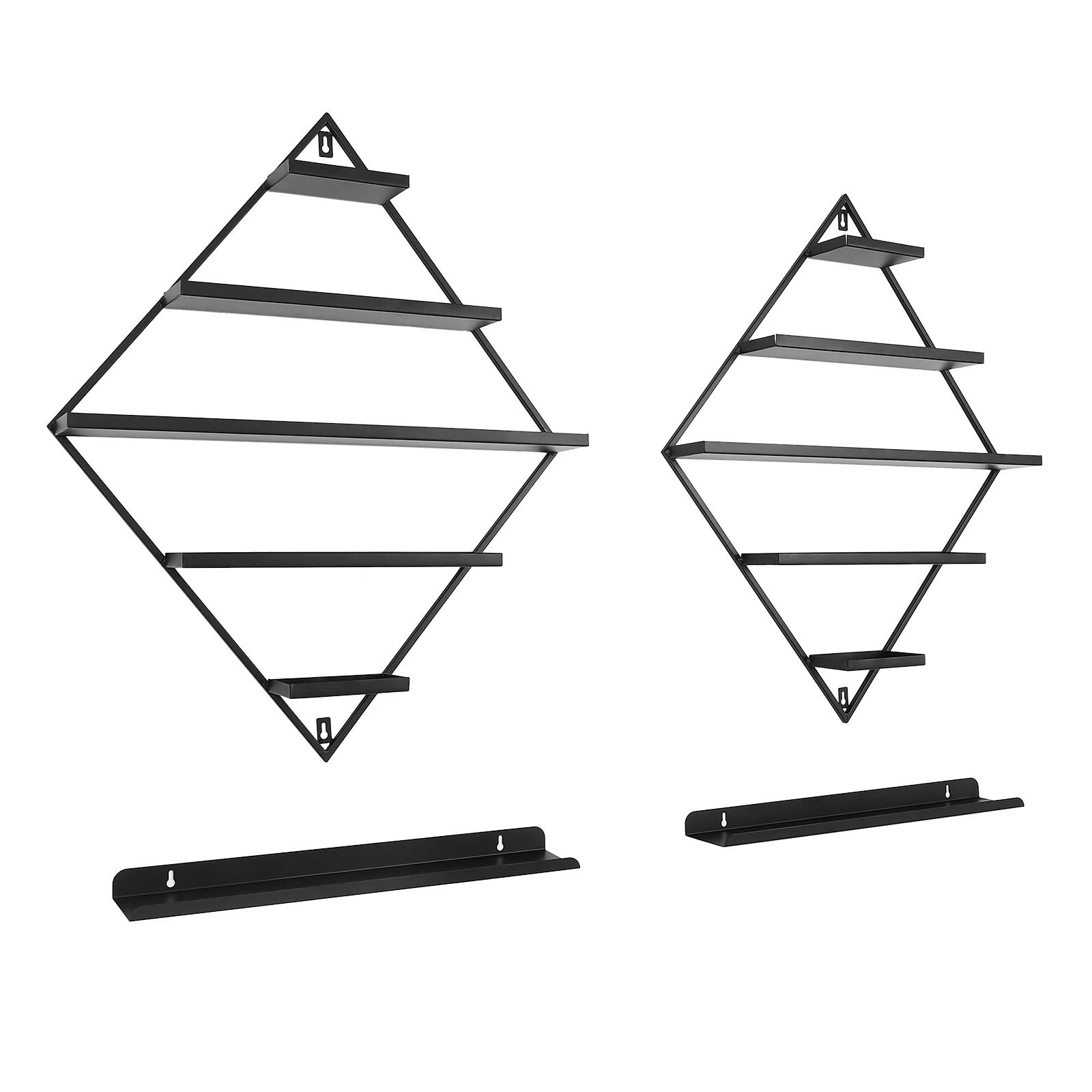 

Настенная полка для лака для ногтей с 5 ярусами, вмещает 90 флаконов, прочная железная конструкция, современный дизайн и аккуратное хранение GERMANY