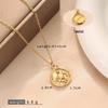 12 Constellation Necklace: 18K Gold-Plated Titanium Steel Chain