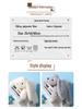 Cuddly Long-Eared Rabbit Plush Toy - Little White Healing Doll for Children