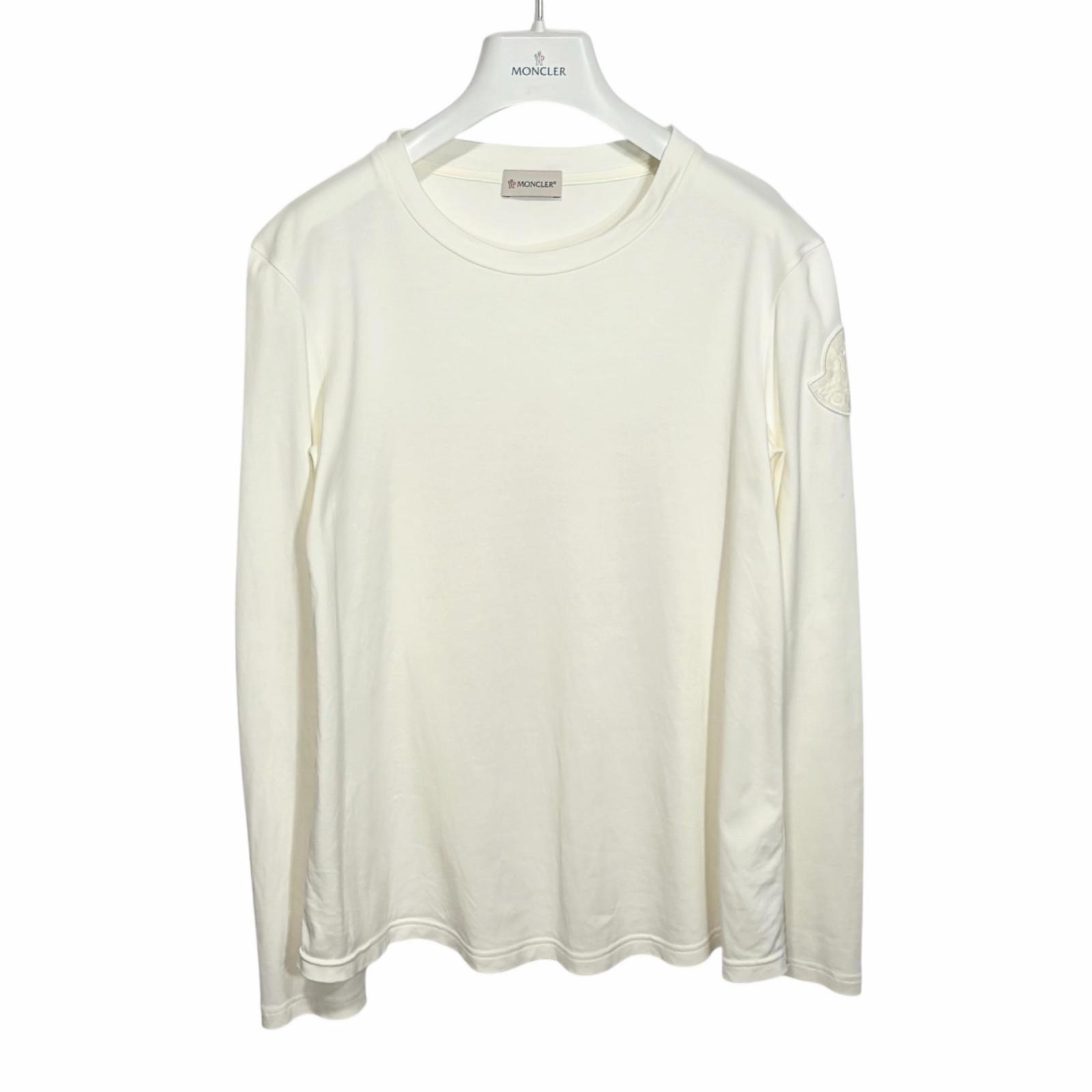MONCLER Long-Sleeve T-Shirt White Women s Size XS Model D209380587008391N