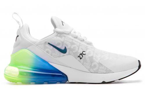 Nike Air Max 270 White Lime Blast Photo Blue AQ9164-100