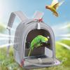 Portable Bird Carrier Bag Birdcage Parrot Pigeon Large Opening Backpack with Feeding Cups for Parakeet Cockatiel Lovebirds