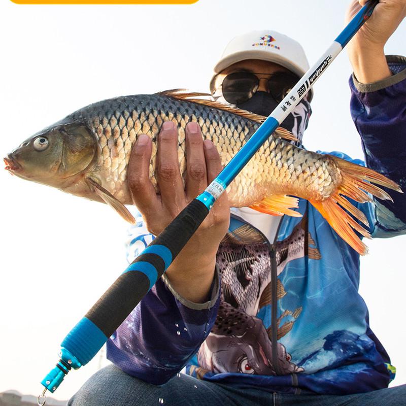 Ultra-Light Ultra-Hard Carbon Fishing Rod for Carp and Crucian Carp - Versatile Hand Rod, Long Section Taiwan Design 2.7m Rod