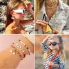 Colorful woven rope multi-core rainbow jewelry line beaded rope