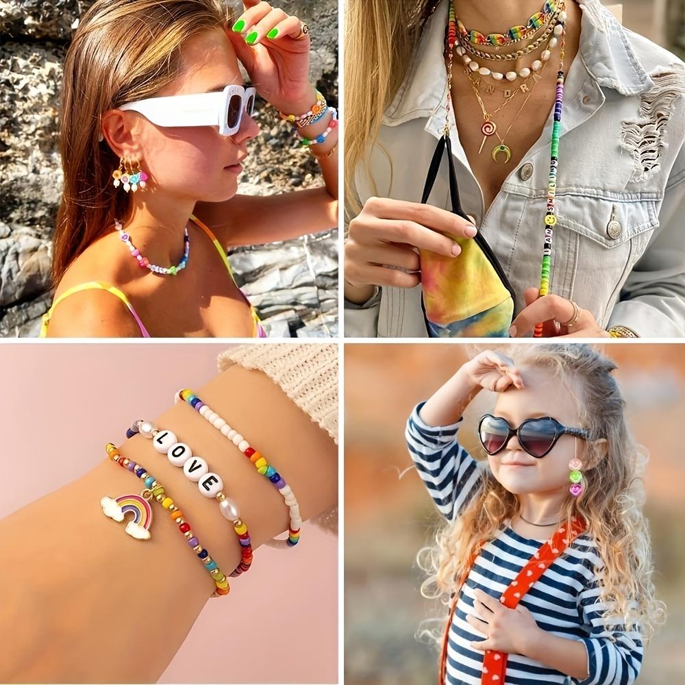 Colorful woven rope multi-core rainbow jewelry line beaded rope