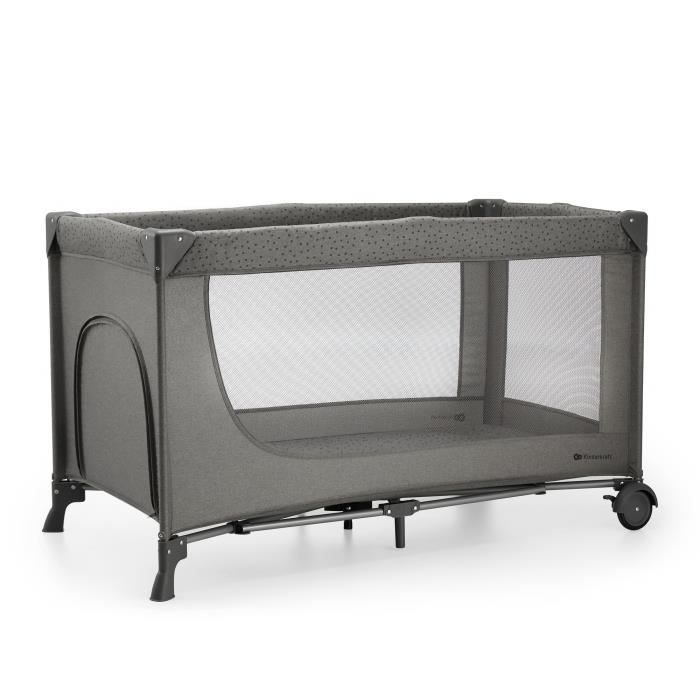 Kinderkraft Lit Parapluie 2 En 1 JOY 2 Gris