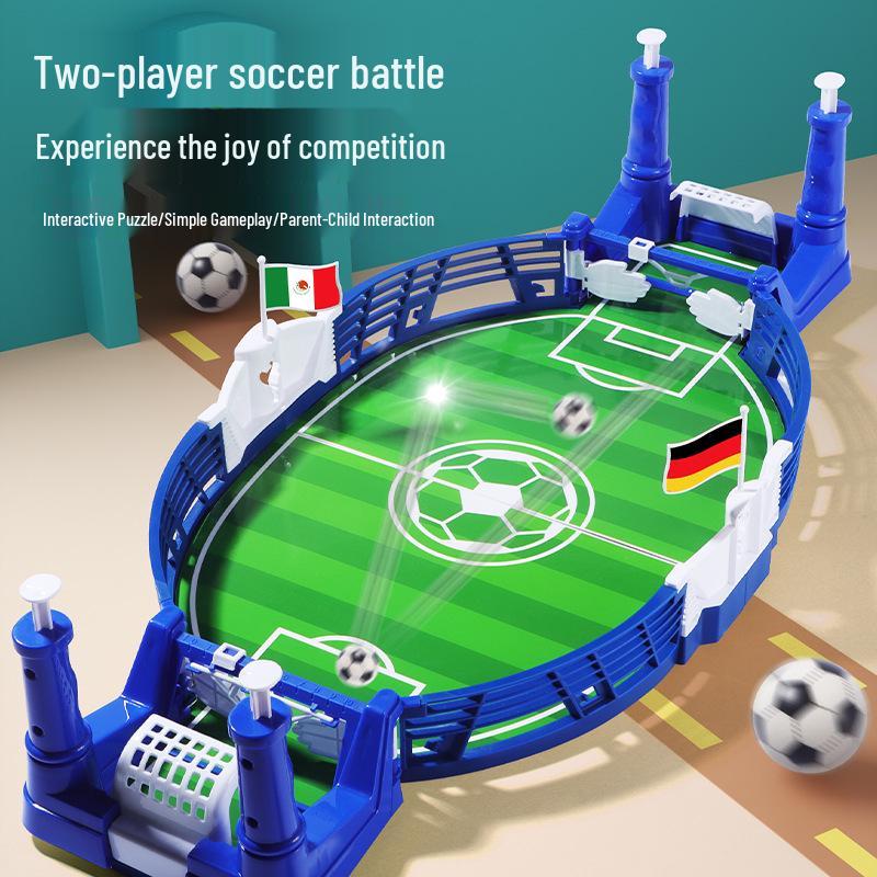 Kids' Foosball Table Game: Two-Player Parent-Child Interactive Football Toy for Boys and Girls