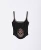 SCULPTOR Beaded Maria Top Black