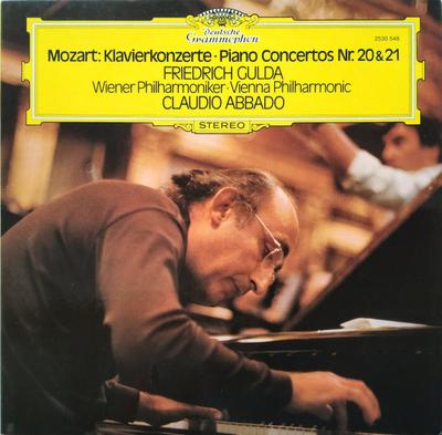 Disque LP FRIEDRICH GULDA WIENER PHILHARMONI Mozart Concertos pour piano n°. 20 21 2530548 DEUTSCHE GRAMMO 1975 Allemagne Classique Occasion