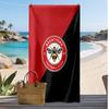 Toalla de Playa con Estampado de Fútbol del Brentford, Toalla Grande Suave de Secado Rápido para Playa, Camping, Natación