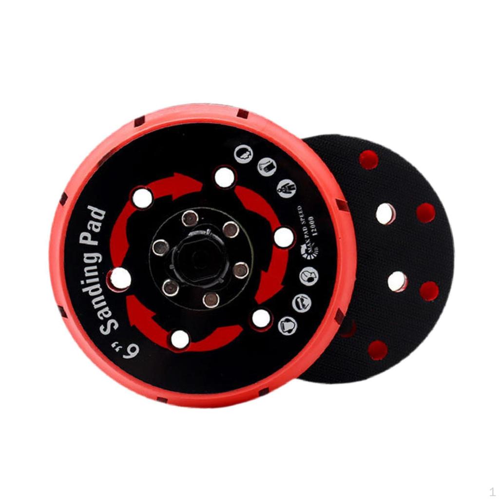 Sander Pad Backing Plate Accessories Easy to Use Convenient Hook and Loop Multi Hole for