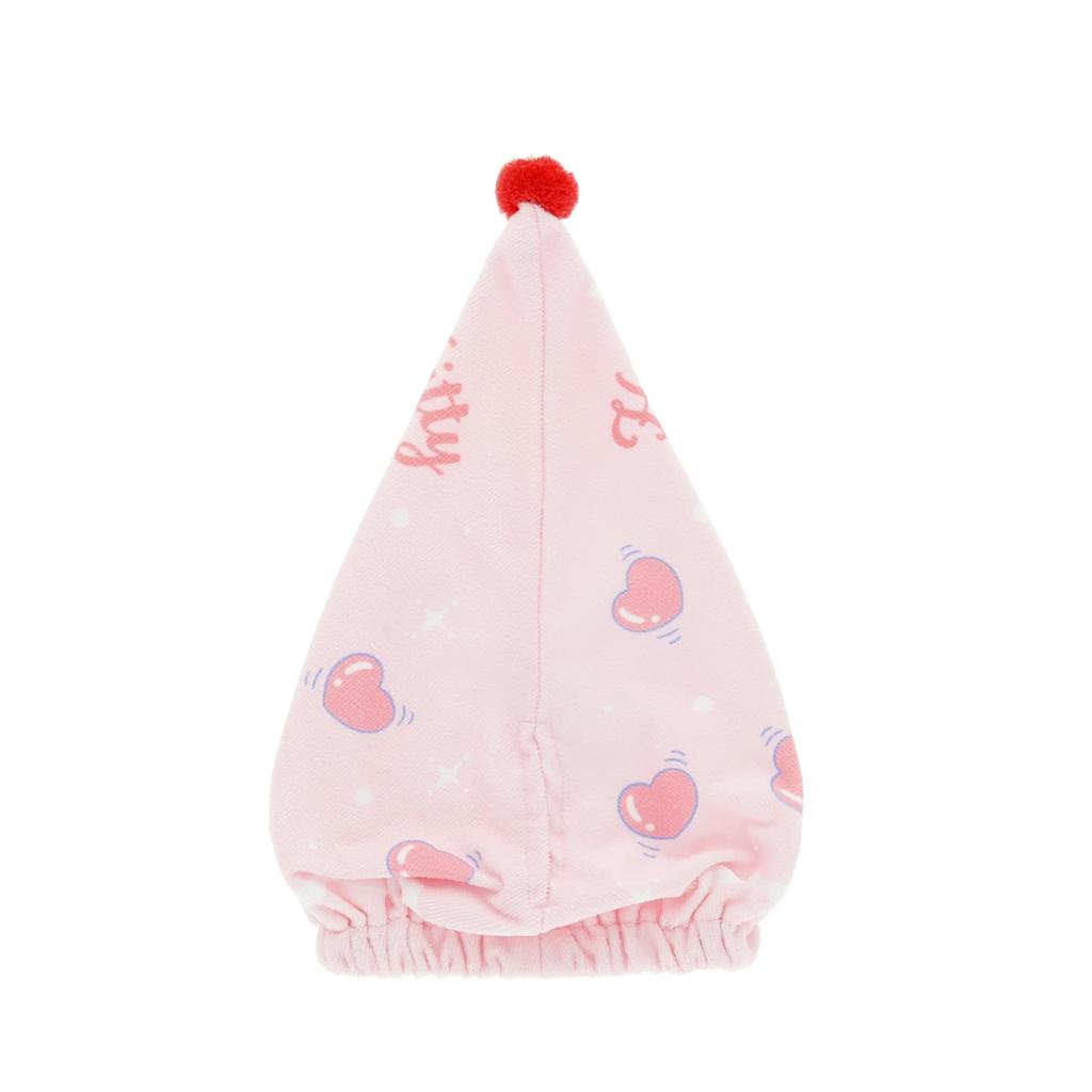 Marushin Towel Cap for Hello Hair Drying for Girls and Character 3125008400 Swimming, Kids, Sanrio, Kitty, Towel, Absorbent, Quick-Drying, Boys,