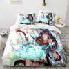 Comfortable Anime Print Duvet Cover Set With Duvet Cover And Pillowcases Single Twin Full Queen King Sizes For All Ages