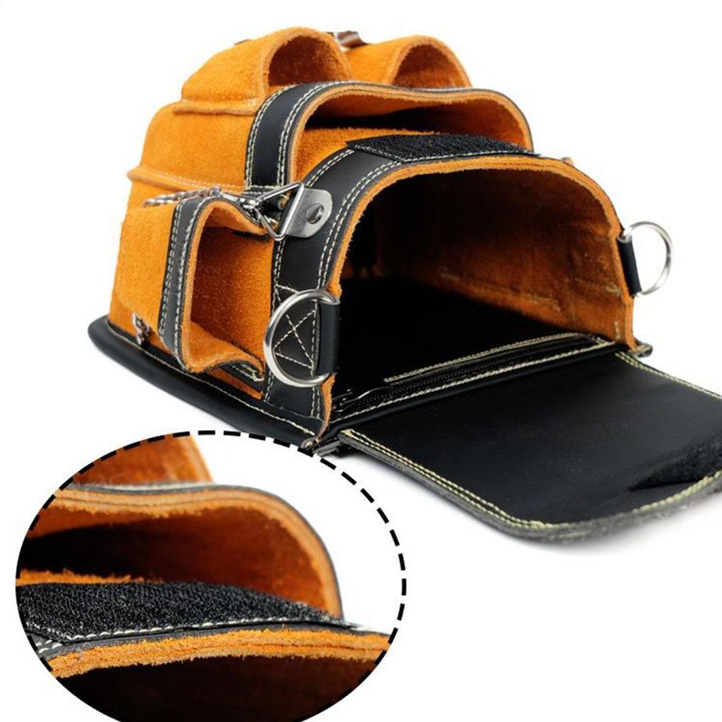 Tool Belt Bag Waterproof Waist Bag With Shoulder Strap Detachable Belt Tool Holder For Construction Electrical Maintenance