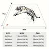White Tiger Art Throw Blanket Chinese Zodiac Design for Living Room Decor Gift for Him OrientalStyle