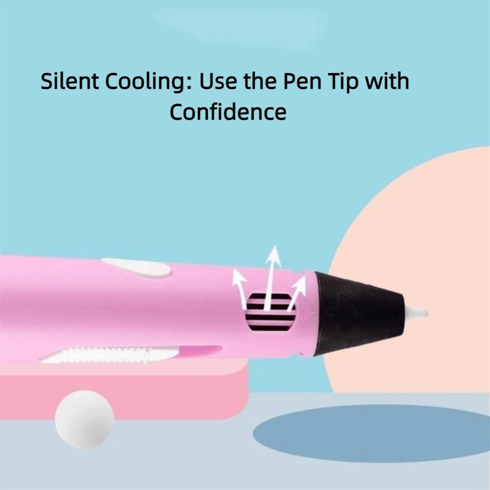 Adjustable Speed 3D Printing Pen LED Display 3D Graffiti Drawing Tool Creative 3D Pen  DIY Project