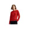 New FILA Sweater Women's Light Raspberry Red F11W411405F-RD