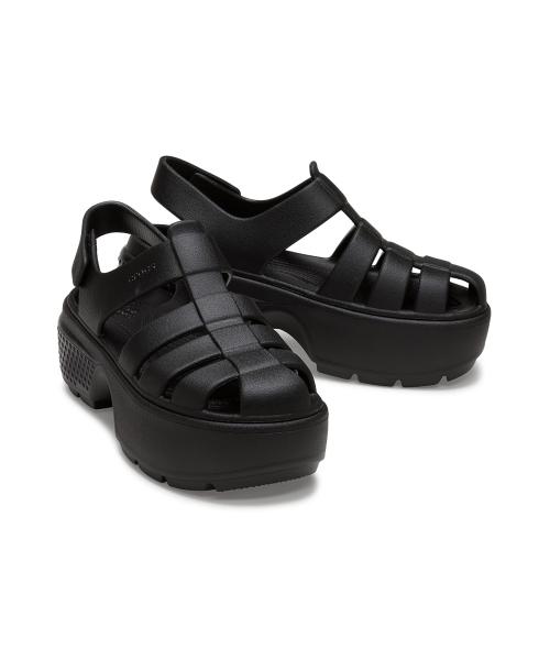 САНДАЛИИ CROCS public STOMP FISHERMAN BK 24SUSL209938 BLACK Z001/M5W7 240